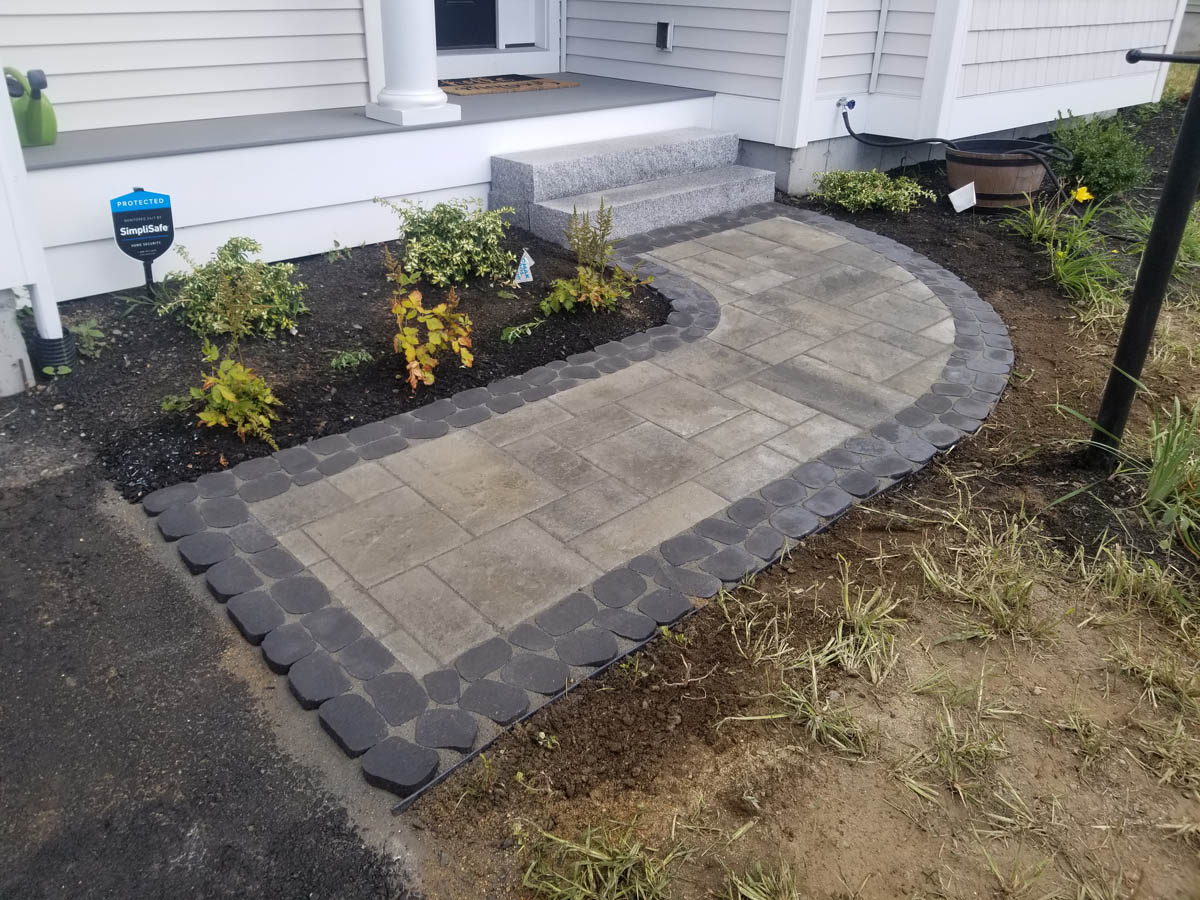 New Paver Walkway Installed in Salem, MA - Down East Landscape