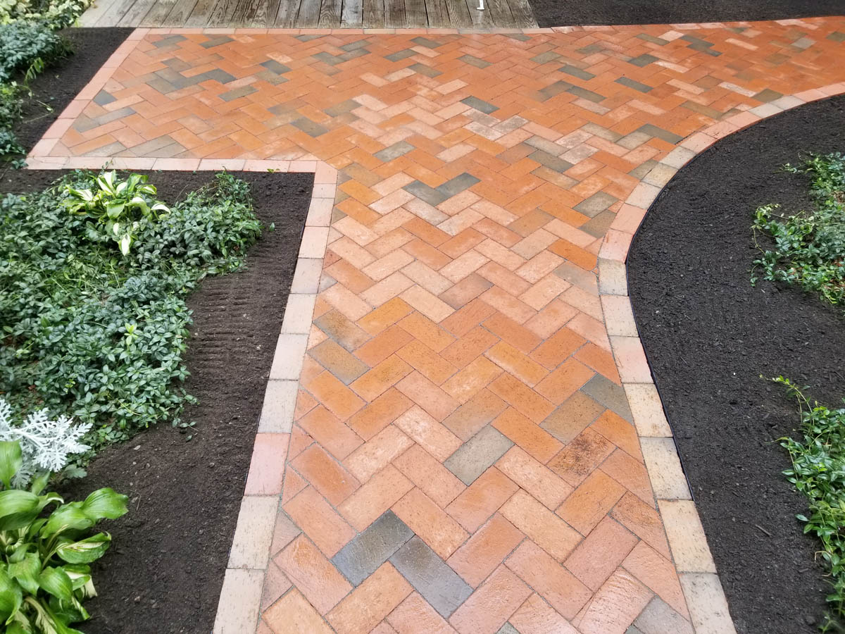 Concrete Paver Driveway Installation Down East Landscape